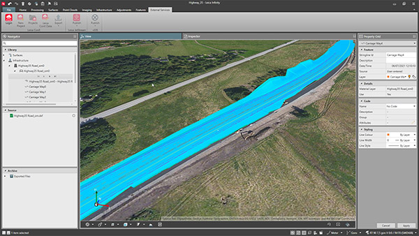 Leica infinity survey software | Conx integration